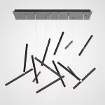 Люстра Dutti D0068 LED Chandelier Modern 14 black от ImperiumLoft