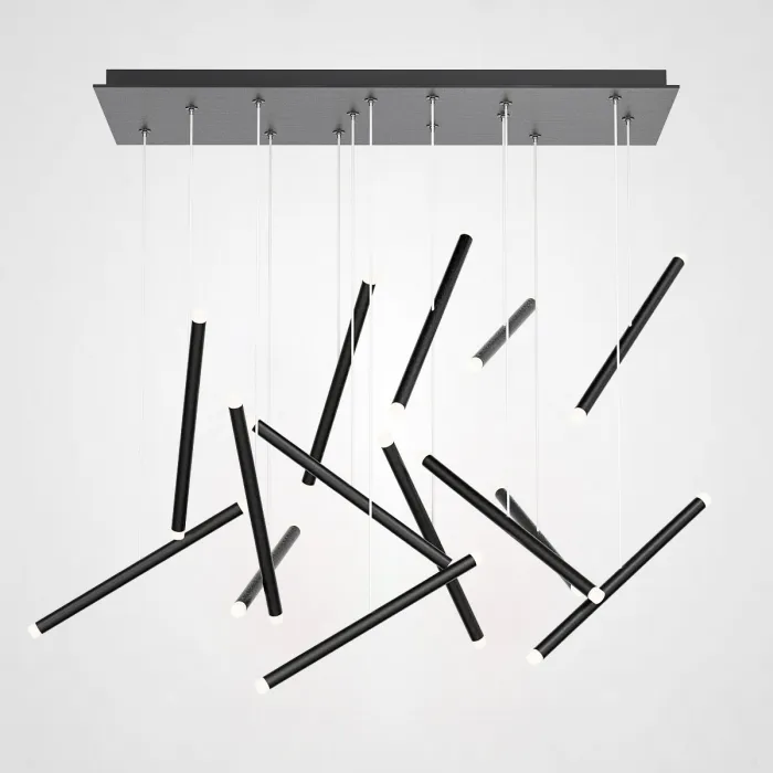 Люстра Dutti D0068 LED Chandelier Modern 14 black от ImperiumLoft