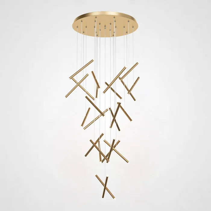 Люстра Dutti D0068 LED Chandelier Modern 28 Gold от ImperiumLoft