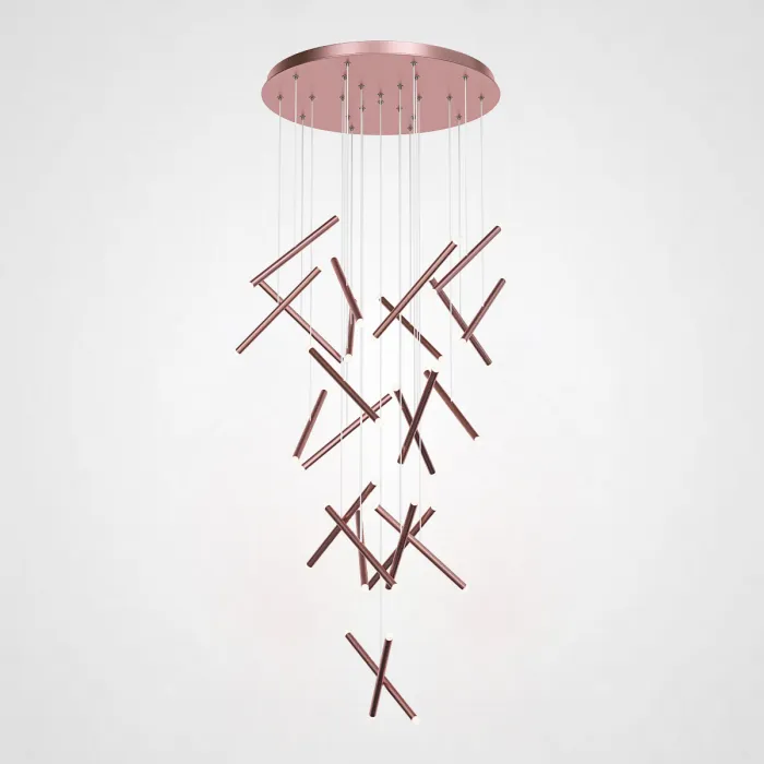 Люстра Dutti D0068 LED Chandelier Modern 28 Rose Gold от ImperiumLoft