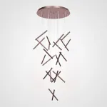 Люстра Dutti D0068 LED Chandelier Modern 28 Copper от ImperiumLoft