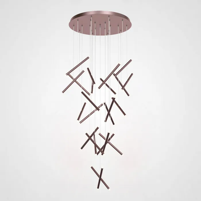 Люстра Dutti D0068 LED Chandelier Modern 28 Copper от ImperiumLoft