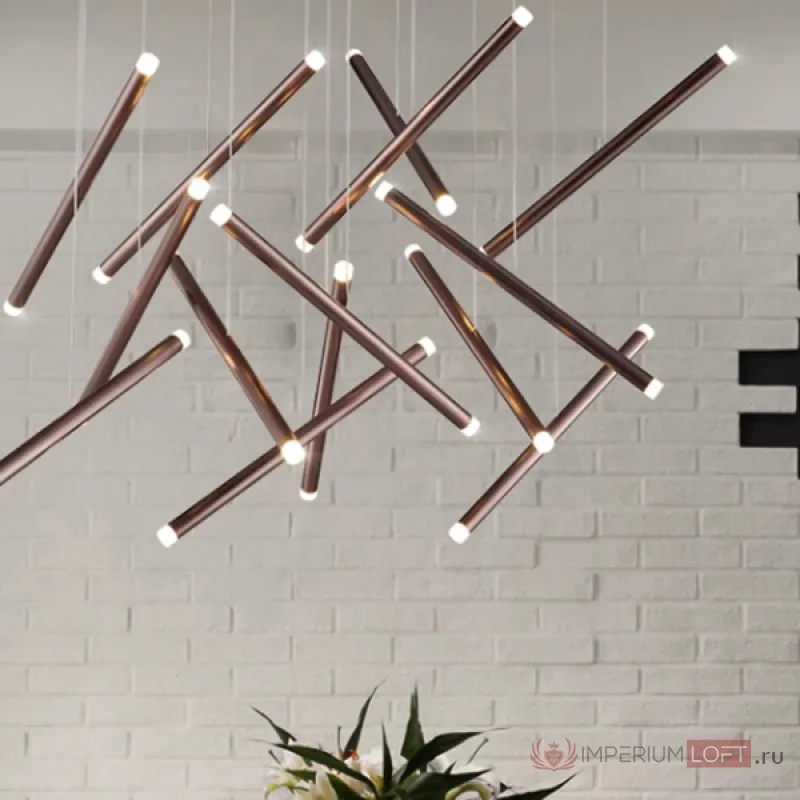 Люстра Dutti D0068 LED Chandelier Modern 14 Gold от ImperiumLoft