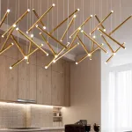 Люстра Dutti D0068 LED Chandelier Modern 14 Gold от ImperiumLoft