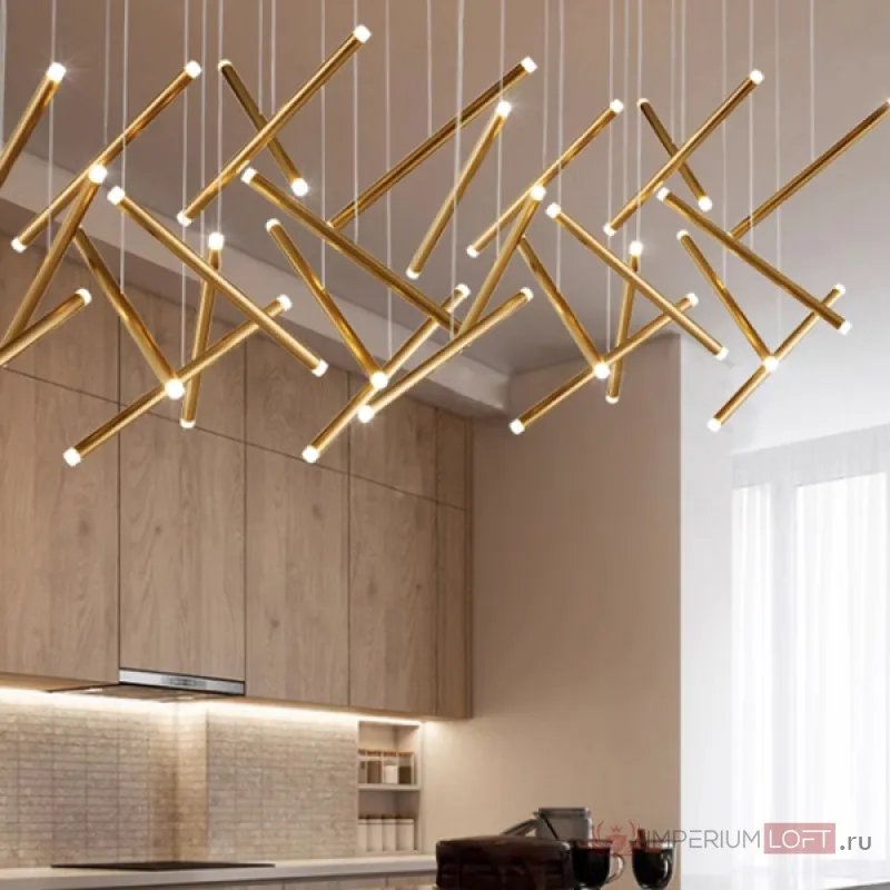 Люстра Dutti D0068 LED Chandelier Modern 14 Gold от ImperiumLoft
