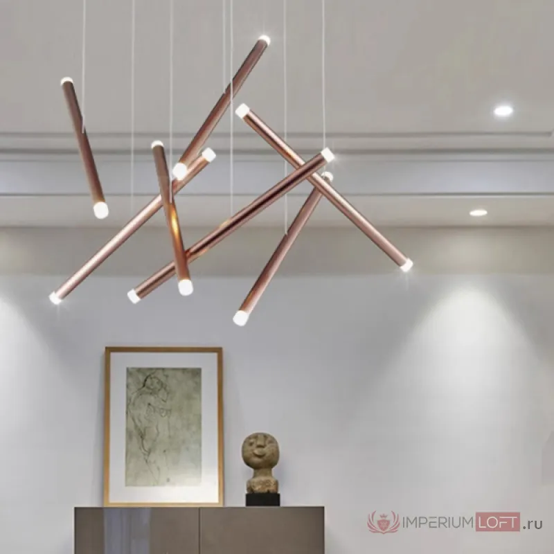 Люстра Dutti D0068 LED Chandelier Modern 14 Gold от ImperiumLoft