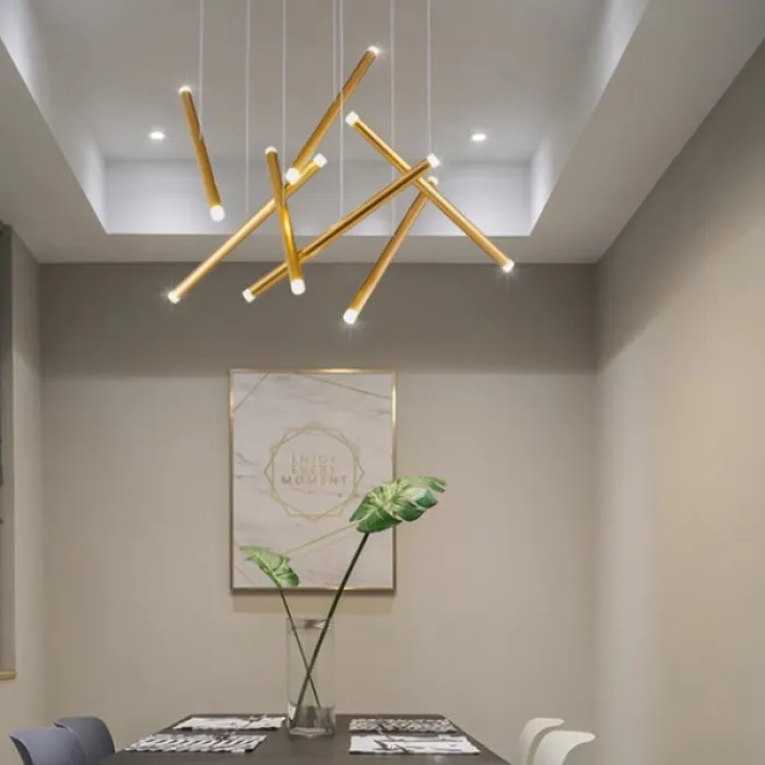 Люстра Dutti D0068 LED Chandelier Modern 14 Gold от ImperiumLoft