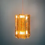Подвесной светильник Tom Kirk Facet Pendant Gold от ImperiumLoft