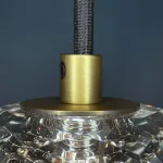 Подвесной светильник Boule De Cristal Single Rod Pendant Brass от ImperiumLoft