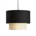 Подвесной светильник Ottar Wicker Black lampshade