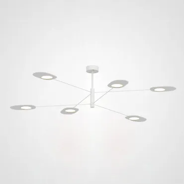 Люстра на штанге INGEL D110 6 lamps White от ImperiumLoft