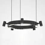 Подвесной светильник Vele Luce Octopus 654 VL10152P05 Цвет арматуры черный Цвет плафонов черный от ImperiumLoft