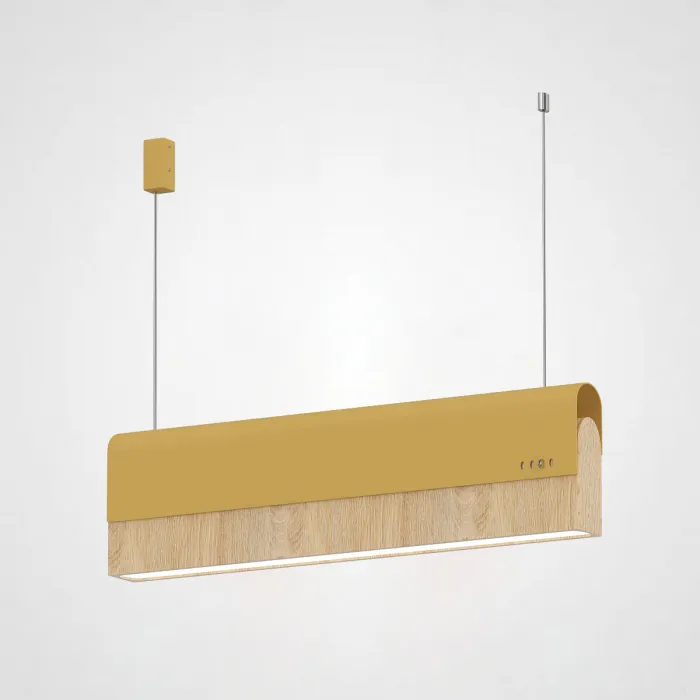 РЕЕЧНЫЙ ПОДВЕСНОЙ СВЕТИЛЬНИК BOOK 3 L60 Yellow от ImperiumLoft