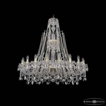 Подвесная люстра Bohemia Ivele Crystal 1411 1411/20/400/XL-120 G Подвесная люстра Bohemia Ivele Crystal 1411 1411/20/400/XL-120 G