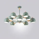 Люстра на штанге SVEN 10 lamps Green