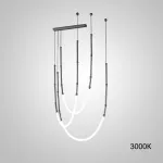 Подвесной светильник ALRIK COMBO Black 3000К от ImperiumLoft