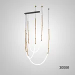 Подвесной светильник ALRIK COMBO Brass 3000К от ImperiumLoft