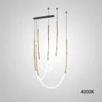 Подвесной светильник ALRIK COMBO Brass 4000К от ImperiumLoft