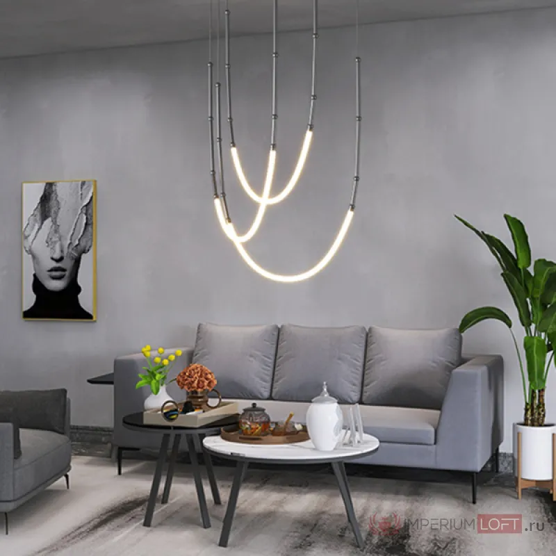 Подвесной светильник ALRIK COMBO Brass 4000К от ImperiumLoft