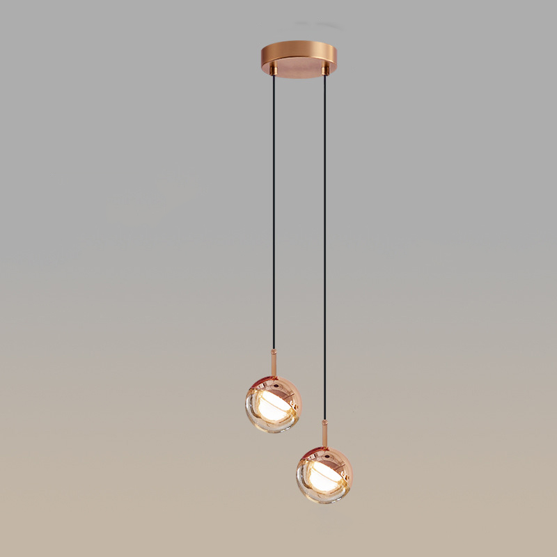 Подвесной светильник LUCIUS DUO Rose Gold