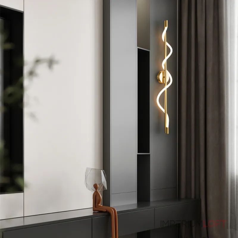 Настенный светильник MAURICE WALL H120 Brass