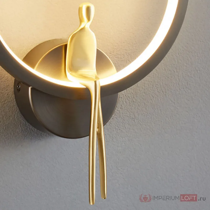 Настенный светильник REMUS WALL Brass от ImperiumLoft