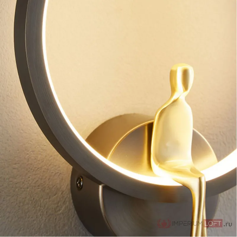 Настенный светильник REMUS WALL Brass от ImperiumLoft
