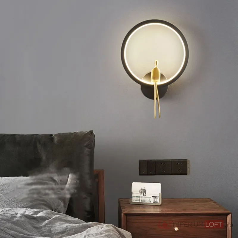 Настенный светильник REMUS WALL Brass от ImperiumLoft