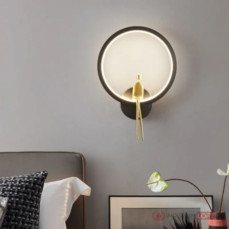 Настенный светильник REMUS WALL Brass от ImperiumLoft
