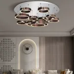 Потолочная люстра SELLIF CHROME L4 Brass от ImperiumLoft