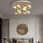 Потолочная люстра SELLIF CHROME L4 Brass от ImperiumLoft