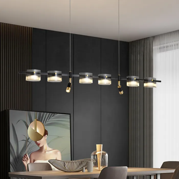 Подвесной светильник NICOLETTA C LONG L150 Black от ImperiumLoft