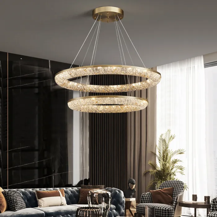 Подвесная люстра NELIUS D60+80 от ImperiumLoft