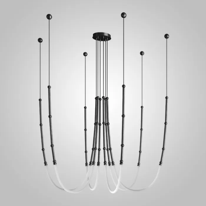 Подвесная люстра ALRIK CH Black от ImperiumLoft