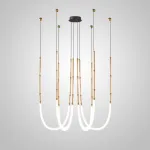 Подвесная люстра ALRIK CH Brass