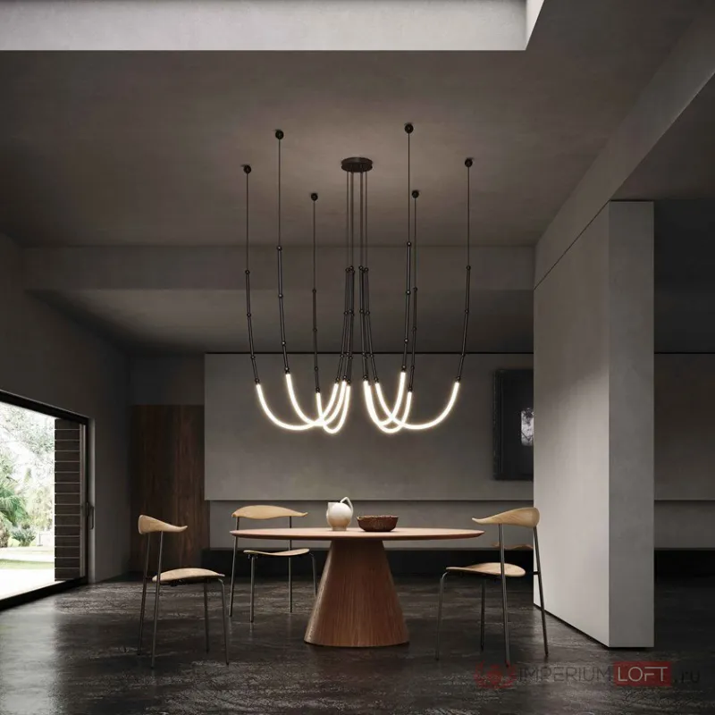 Подвесная люстра ALRIK CH Black от ImperiumLoft