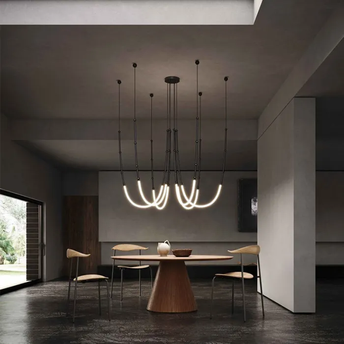 Подвесная люстра ALRIK CH Black от ImperiumLoft
