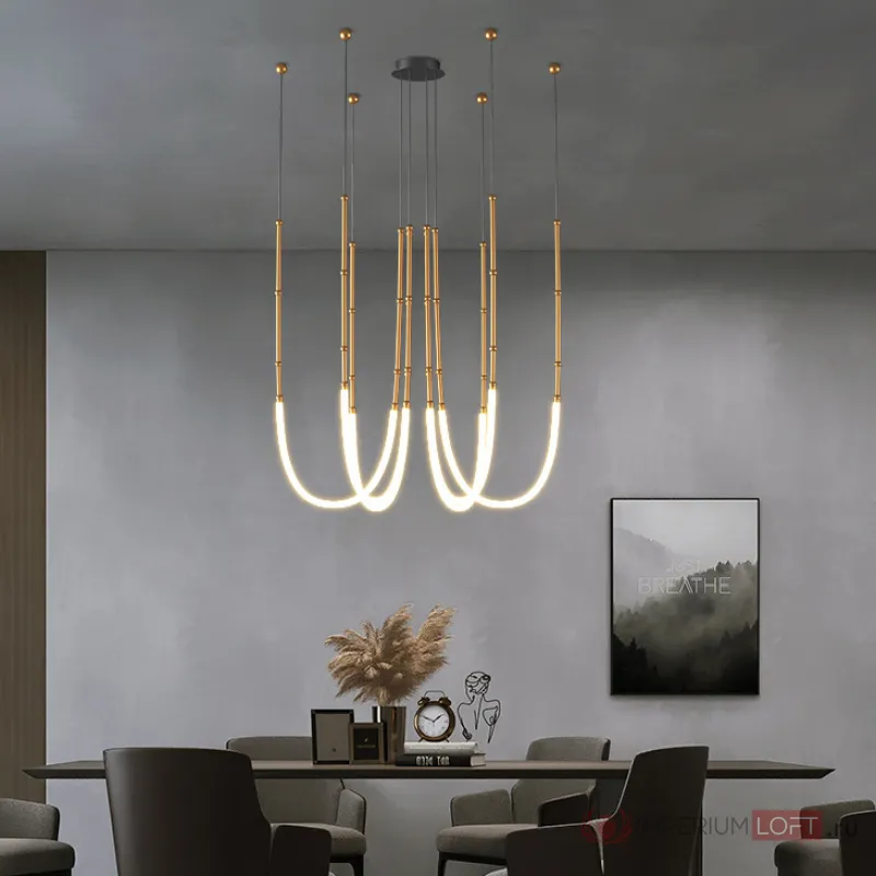 Подвесная люстра ALRIK CH Black от ImperiumLoft