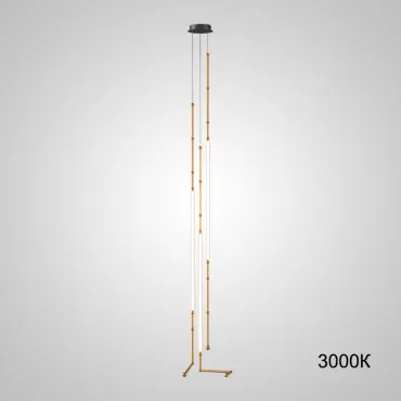 Подвесной светильник ALRIK Brass 3000К