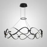 Подвесная люстра FORLI BW D80 Black от ImperiumLoft