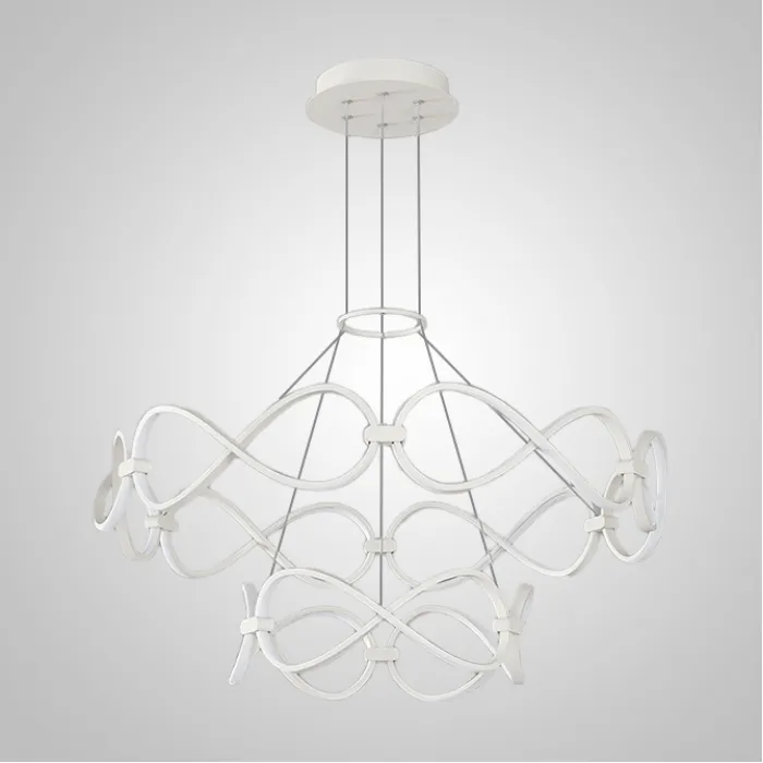 Подвесная люстра FORLI BW D60+80 White от ImperiumLoft
