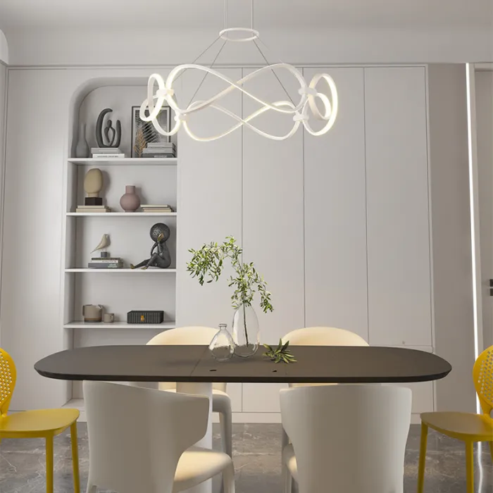 Подвесная люстра FORLI BW D60 White от ImperiumLoft