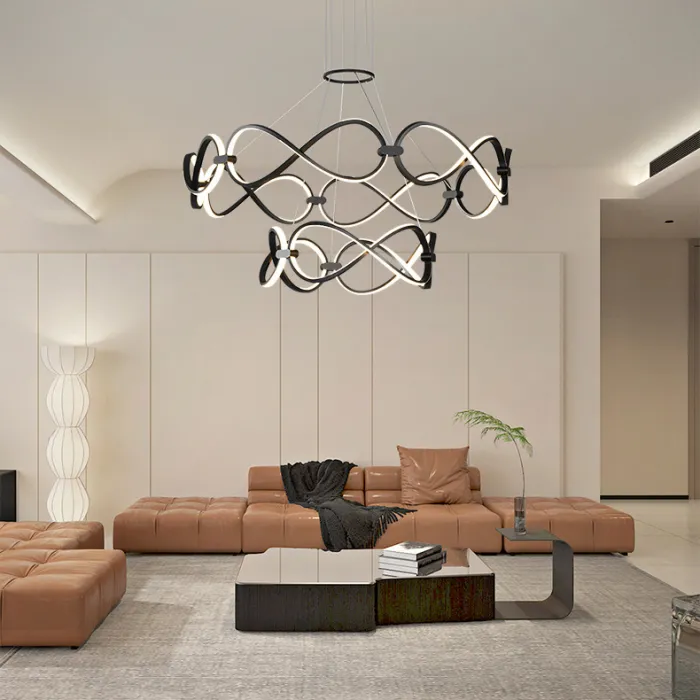 Подвесная люстра FORLI BW D60 White от ImperiumLoft