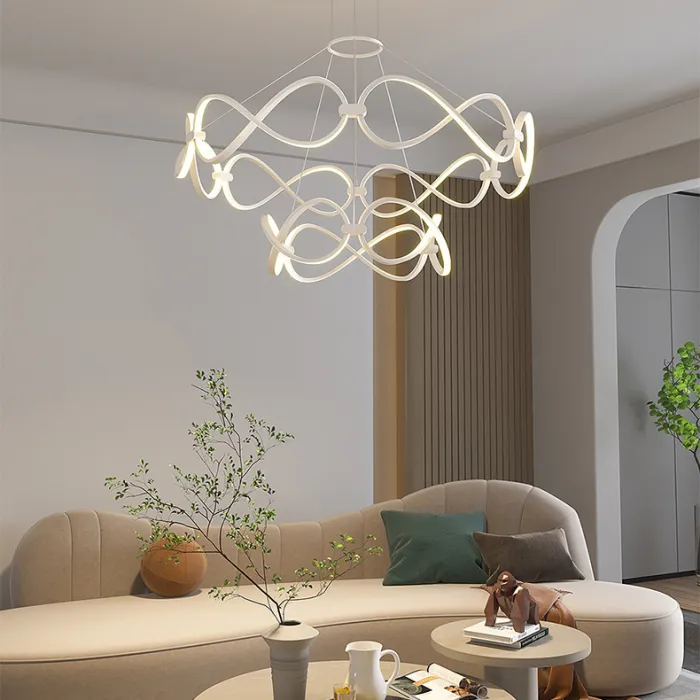 Подвесная люстра FORLI BW D60 White от ImperiumLoft