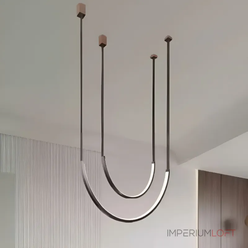 Подвесной светильник ASGEIR Black L40 + L60