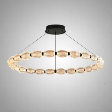 Кольцевые люстры и светильники CARA ELLIPSE RING P1 D48 Black Кольцевые люстры и светильники CARA ELLIPSE RING P1 D48 Black