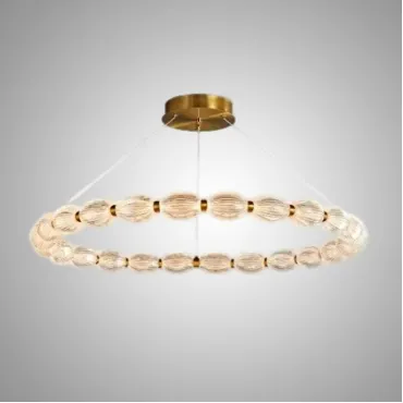 Кольцевые люстры и светильники CARA ELLIPSE RING P1 D68 Gold Кольцевые люстры и светильники CARA ELLIPSE RING P1 D68 Gold
