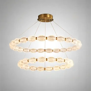 Кольцевые люстры и светильники CARA ELLIPSE RING P2 D68 D88 Gold