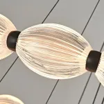 Кольцевые люстры и светильники CARA ELLIPSE RING P2 D48 D68 Gold