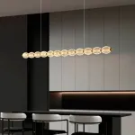 Серия реечных светильников с рельефными плафонами эллиптической формы CARA ELLIPSE LONG L105 Black